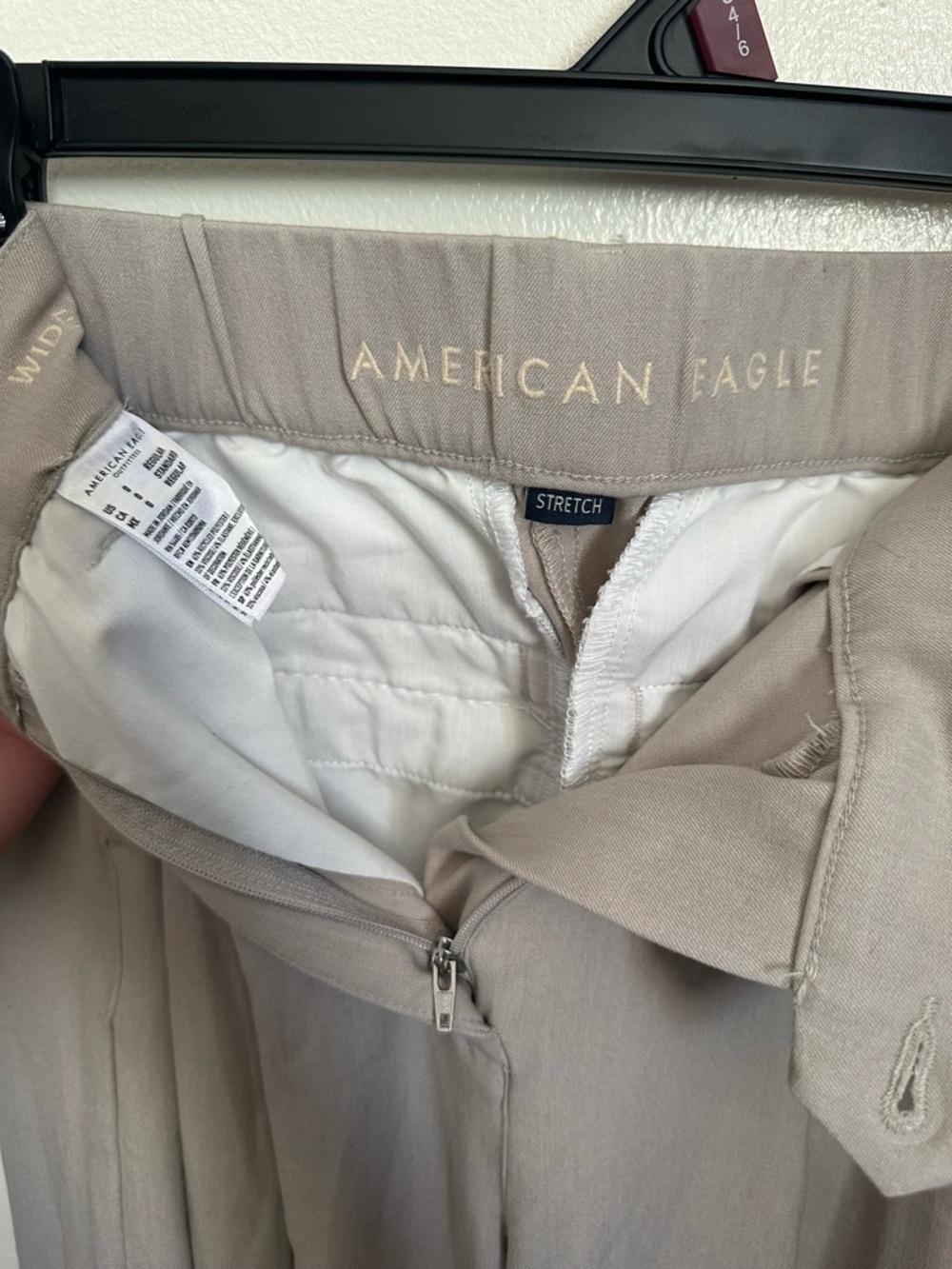 American Eagle Stretch Extreme Wide-Leg Poppy Trousers - Picture 3 of 4